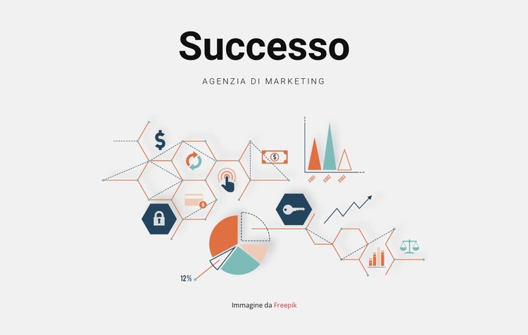 Storie di successo Mockup del sito web