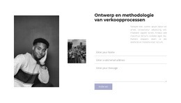 Contactformulier Voor Overleg - Gratis Websitesjabloon