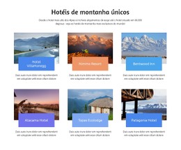 Hotesls Da Montanha Únicos