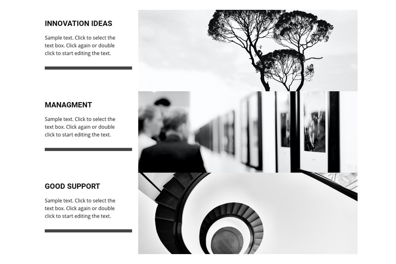 Art gallery services Squarespace Template Alternative
