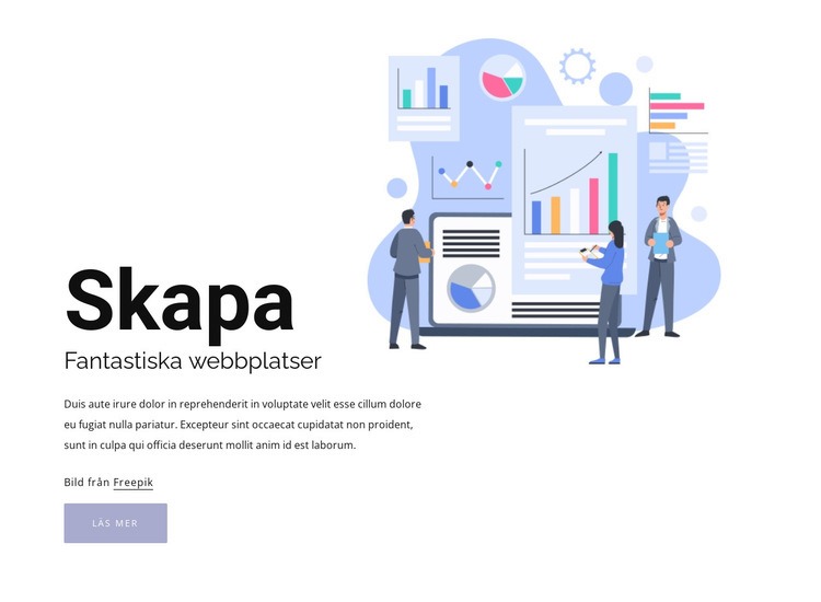 Kreativitet i strategier WordPress -tema