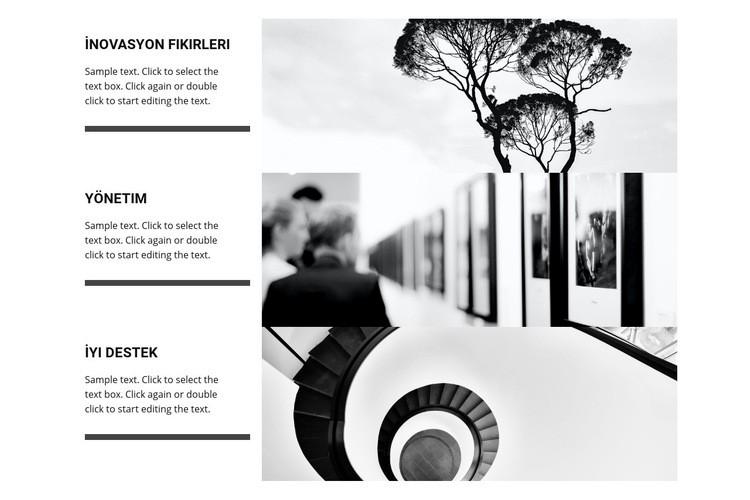 Sanat galerisi hizmetleri HTML5 Şablonu