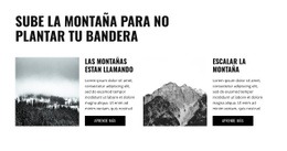 Preparándose Para La Caminata - Plantilla De Maqueta De Sitio Web