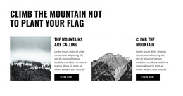 Multipurpose HTML5 Template For Preparing For The Hike