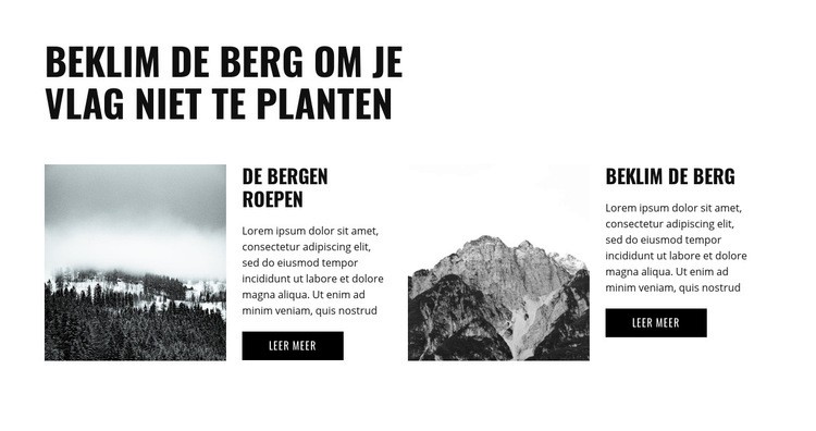 Voorbereiding op de wandeling Website ontwerp