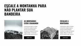 Modelo HTML5 Multifuncional Para Preparando-Se Para A Caminhada