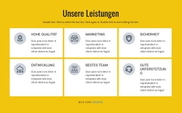 Marketing- Und Vertriebslösungen Zielseitenvorlage