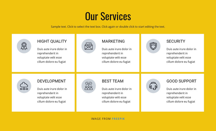 Marketing and sales solutions HTML Template