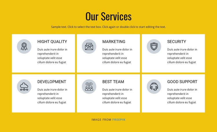 Marketing and sales solutions HTML5 Template