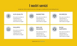 Soluzioni Di Marketing E Vendita Modello Di Pagina Di Destinazione