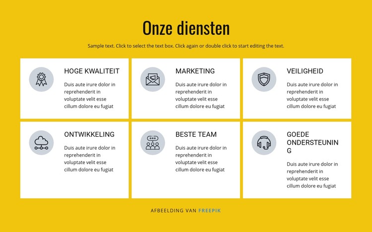 Marketing- en verkoopoplossingen CSS-sjabloon