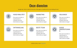 Marketing- En Verkoopoplossingen - Persoonlijk Websitesjabloon