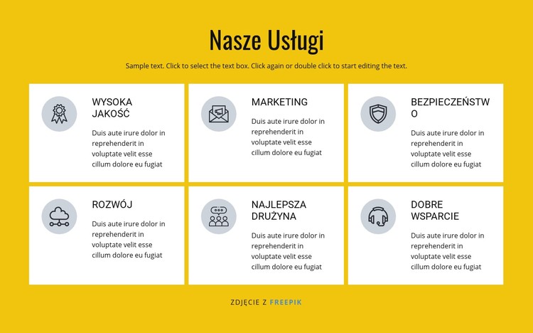 Rozwiązania marketingowe i sprzedażowe Szablon CSS