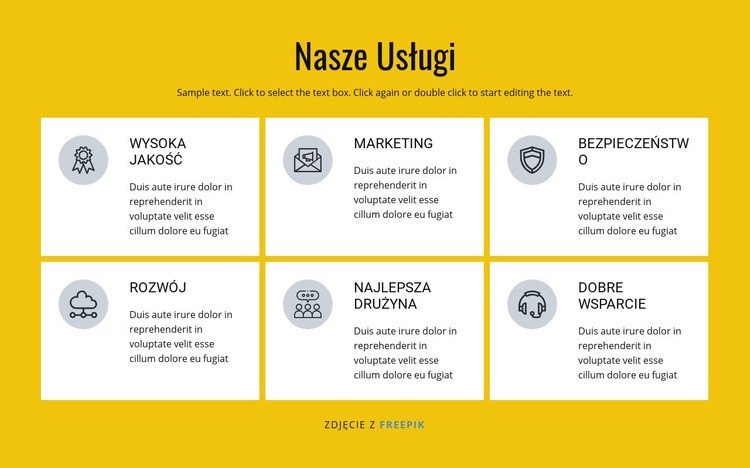 Rozwiązania marketingowe i sprzedażowe Szablon HTML5