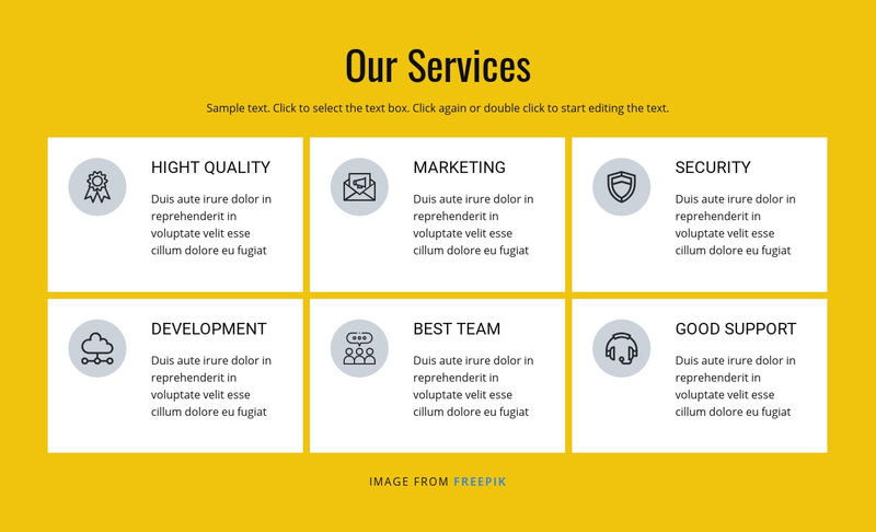 Marketing and sales solutions Web Page Design