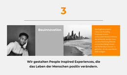 Vier Spalten Mit Text Und Fotos - Premium-Element-Vorlage