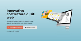 Modello Joomla Per Innovativo Costruttore Di Siti Web