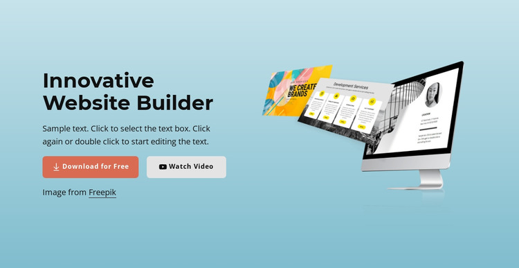 Innovative website builder Web Design