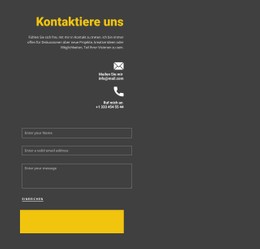 Wir Warten Auf Dich Vorlage HTML CSS Responsive