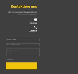 Wir Warten Auf Dich - Einfaches Website-Design