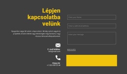 Várunk Rád – Mobilwebhely-Sablon