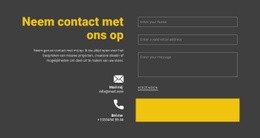 We Wachten Op Je - Eenvoudig Te Gebruiken HTML5-Sjabloon