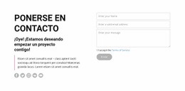 Ponte En Contacto Y Síguenos