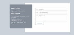 Le Meilleur Modèle HTML5 Pour Nos Contacts