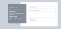 Bezpłatny Projekt Strony Internetowej Dla Nasze Kontakty