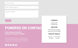 Nuestros Contactos Y Formulario De Contacto #Wordpress-Themes-Es-Seo-One-Item-Suffix