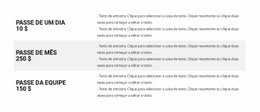 Lista De Preços - Modelo HTML5