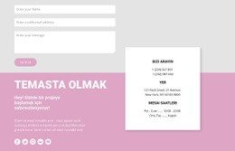 İletişim Ve Iletişim Formumuz - Güzel Web Sitesi Oluşturucu