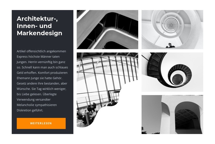 Galerie mit Gebäuden HTML Website Builder