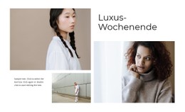 Luxuswochenende Responsive CSS-Vorlage