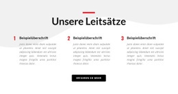 Unsere Leitsätze - HTML Website Maker