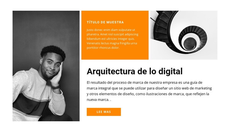 Este es nuestro ingeniero Maqueta de sitio web