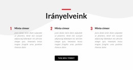 Ingyenes Online Sablon Vezető Elveink Számára