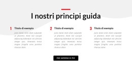 Modello Online Gratuito Per I Nostri Principi Guida
