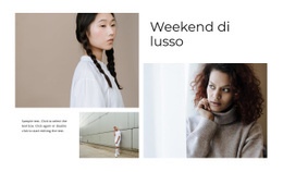 Weekend Di Lusso - Modello Personalizzabile