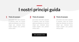 I Nostri Principi Guida Modello CSS Di Base