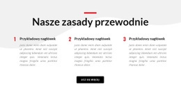 Nasze Zasady Przewodnie - Prosty Kreator Stron Internetowych