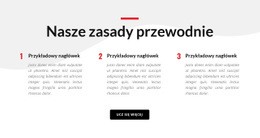 Nasze Zasady Przewodnie - HTML Website Maker