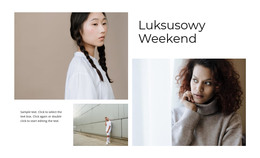 Luksusowy Weekend Responsywny Szablon CSS