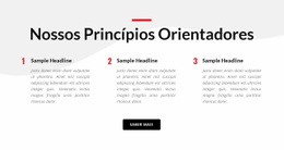 Modelo On-Line Gratuito Para Nossos Princípios Orientadores