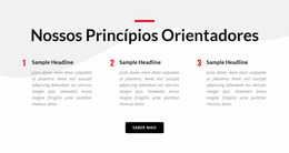 Nossos Princípios Orientadores - Modelo Joomla Personalizado