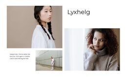 Lyxhelg - Målsidesmall