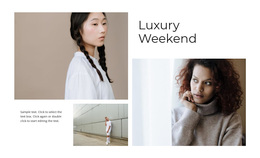 Luxury Weekend - Customizable Template