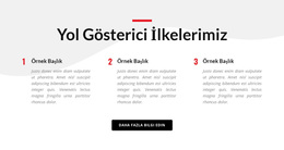 Yol Gösterici Ilkelerimiz - Işlevsellik WordPress Teması