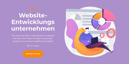 HTML-Site Für Komplexe Website-Entwicklung