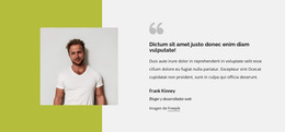 Bloque Testimonial - Tema Joomla